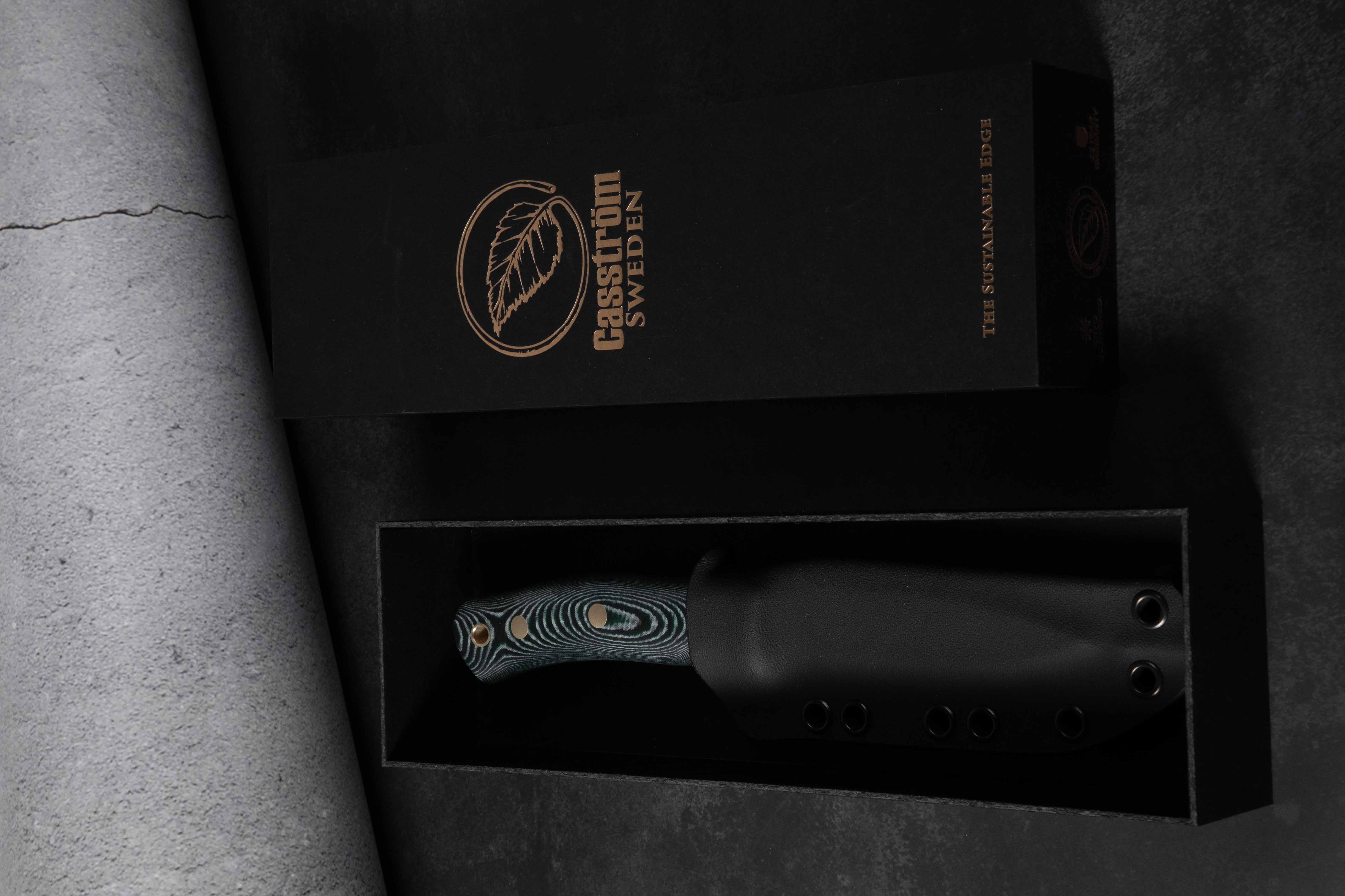 Nóż Casstrom No.10 SFK Green Micarta Sleipner Kydex