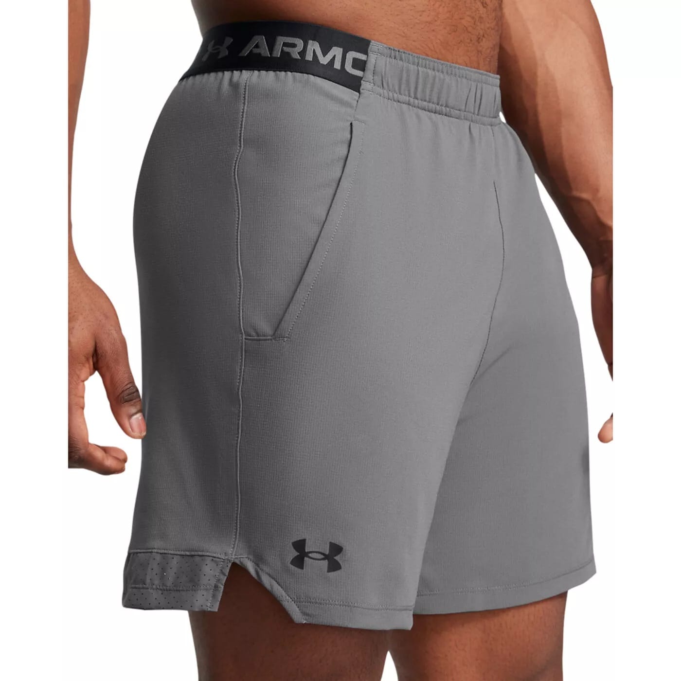 Szorty Under Armour Vanish Woven 6” - Castlerock/Black