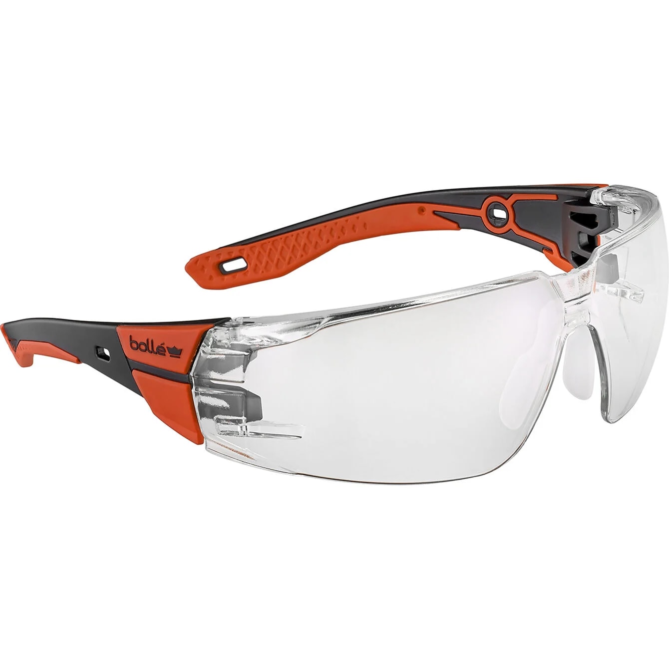 Okulary taktyczne Bolle Rush+ 2.0 Medium/Large - Red/Clear