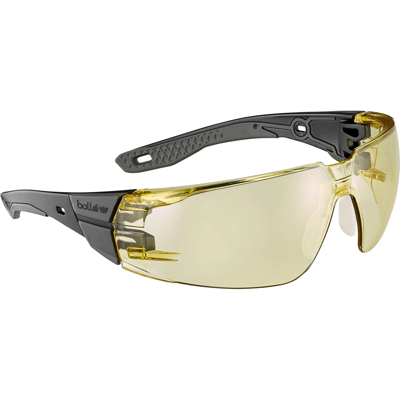 Okulary taktyczne Bolle Rush+ 2.0 Medium/Large - Grey/Amber