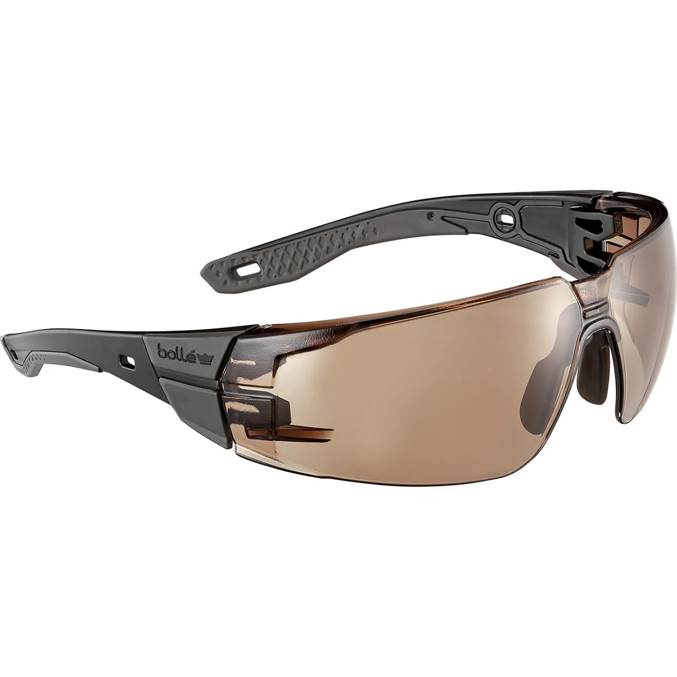 Okulary taktyczne Bolle Rush+ 2.0 Medium/Large - Grey/Bronze