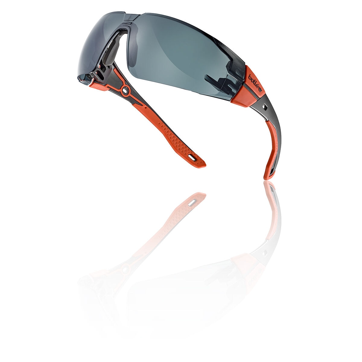 Okulary taktyczne Bolle Rush+ 2.0 Medium/Large - Red/Smoke