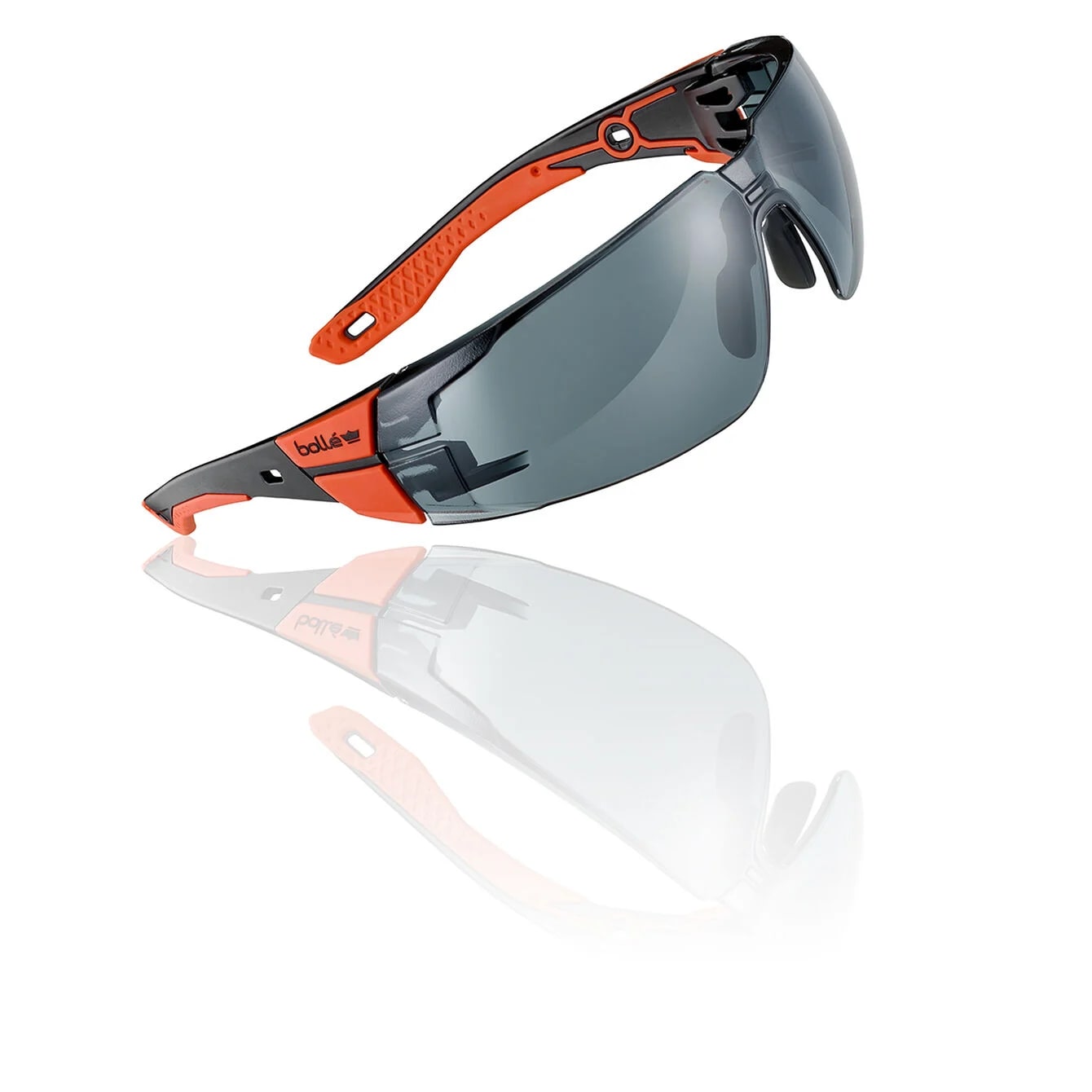 Okulary taktyczne Bolle Rush+ 2.0 Medium/Large - Red/Smoke