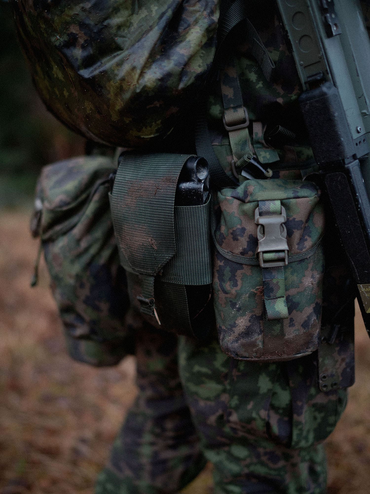 Savotta Lidded GP Pouch 3x4 - M05 Finnish Woodland Camo