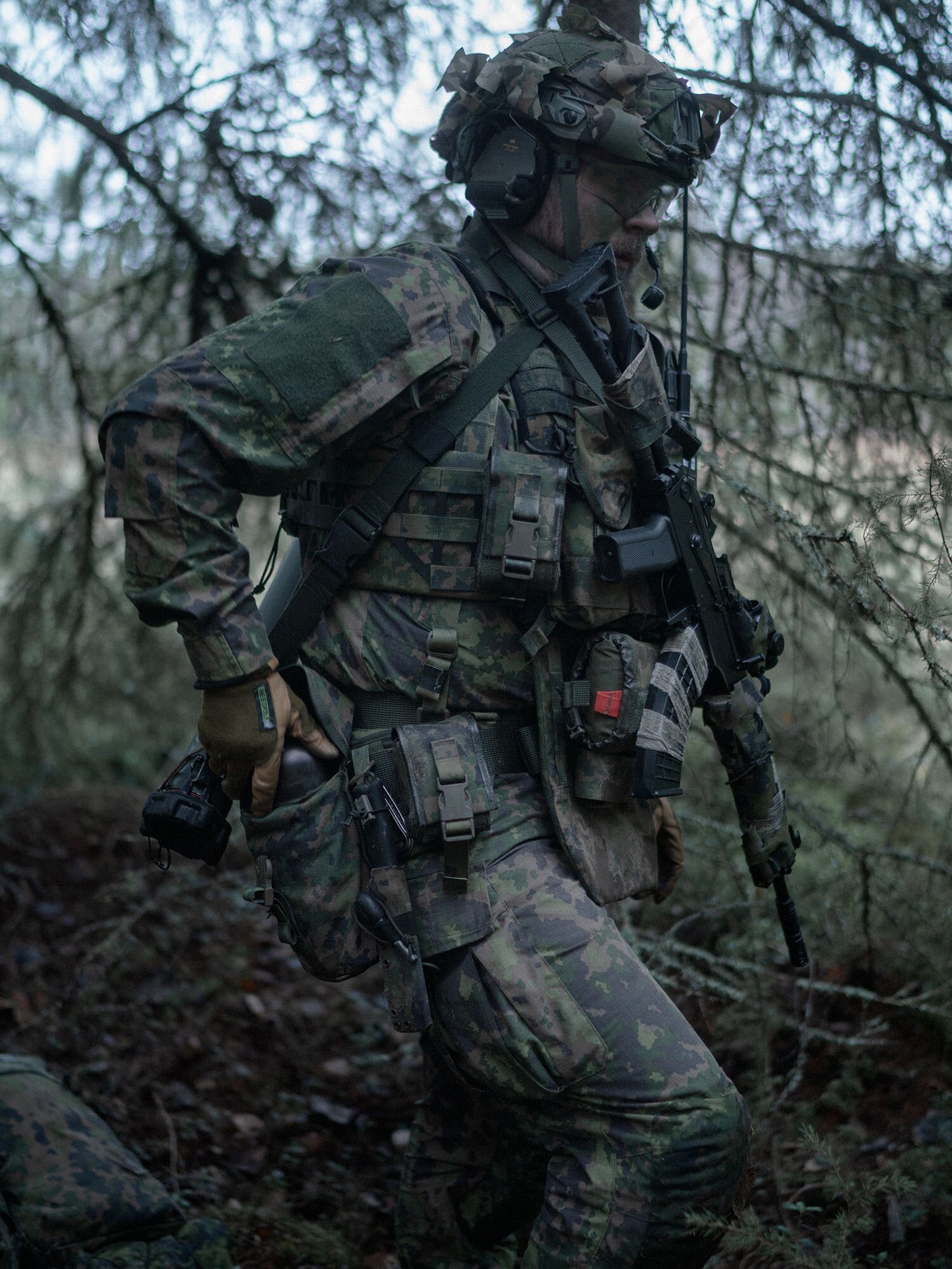 Підсумок Savotta Lidded GP Pouch 3x4 - M05 Finnish Woodland Camo