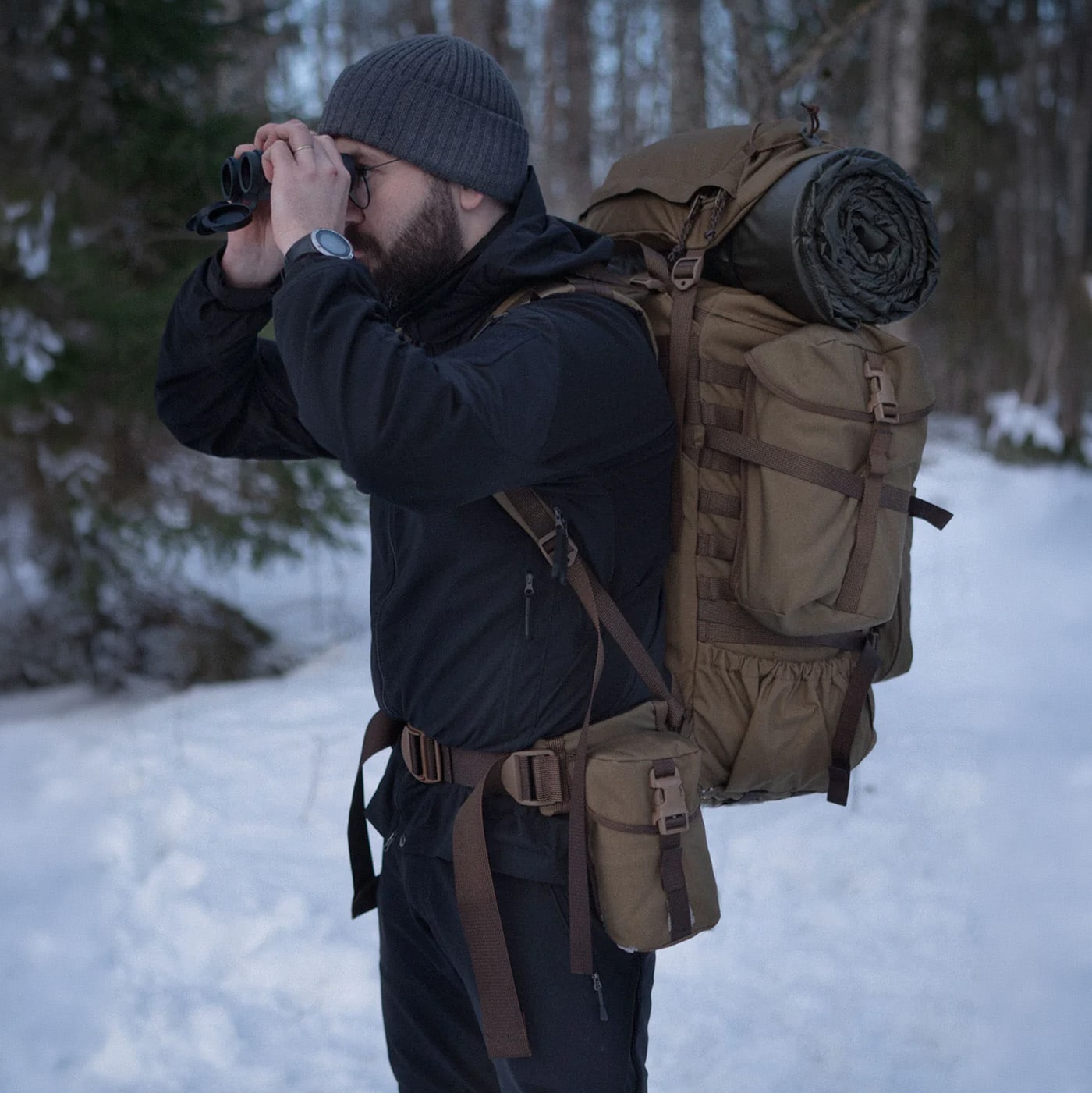 Kieszeń Savotta Lidded GP Pouch 4x5 - Brown