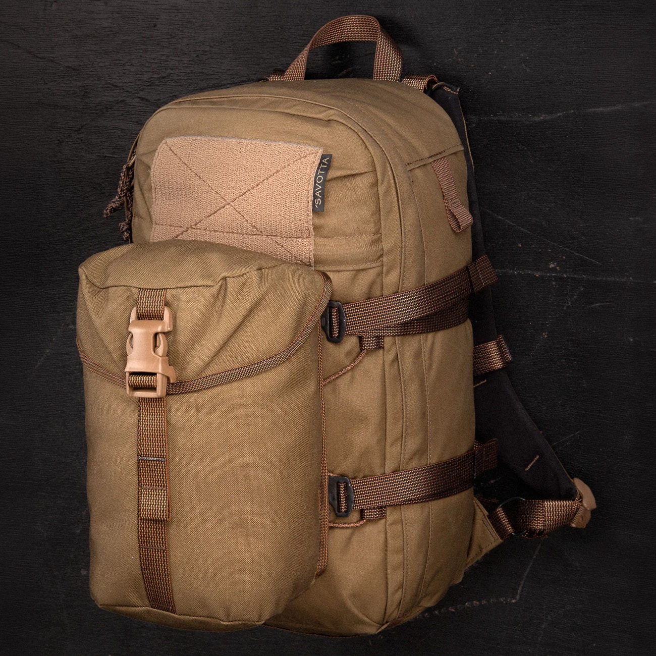 Kieszeń Savotta Lidded GP Pouch 4x5 - Brown