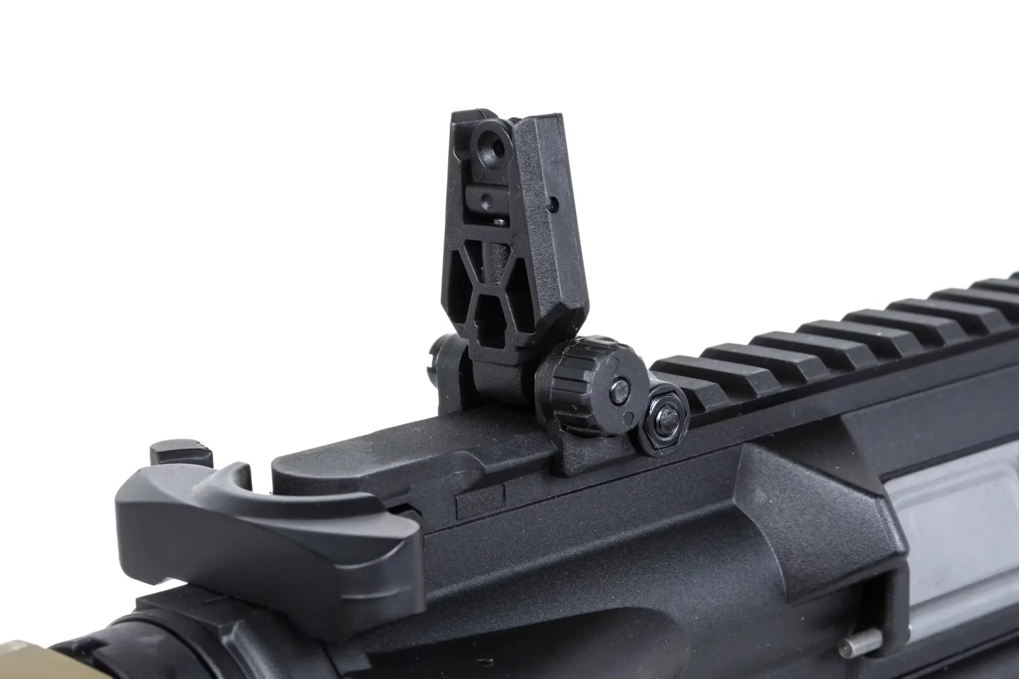 Karabinek szturmowy AEG Specna Arms SA-F03 Flex Gate X-ASR Gen.2 Half-Tan + akumulator i ładowarka + kulki - zestaw