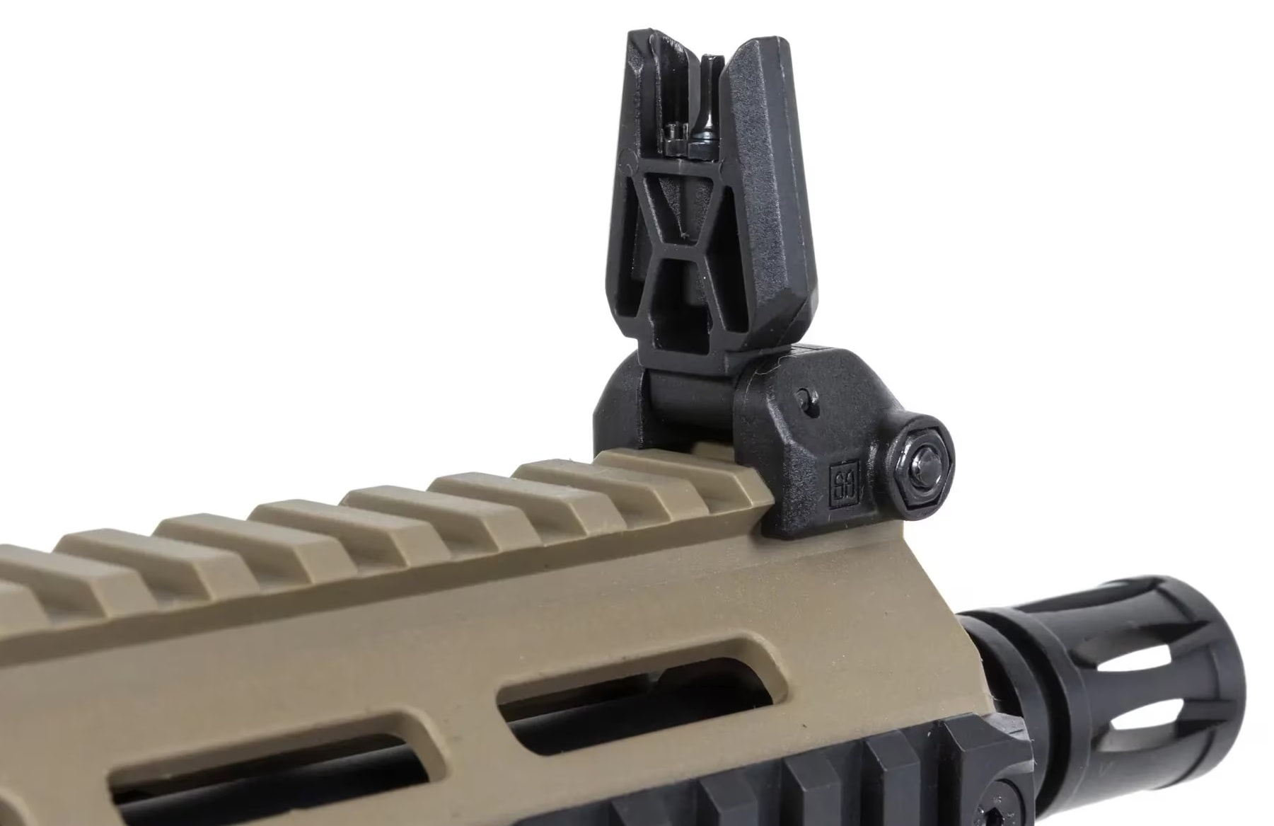Karabinek szturmowy AEG Specna Arms SA-F03 Flex Gate X-ASR Gen.2 Half-Tan + akumulator i ładowarka + kulki - zestaw