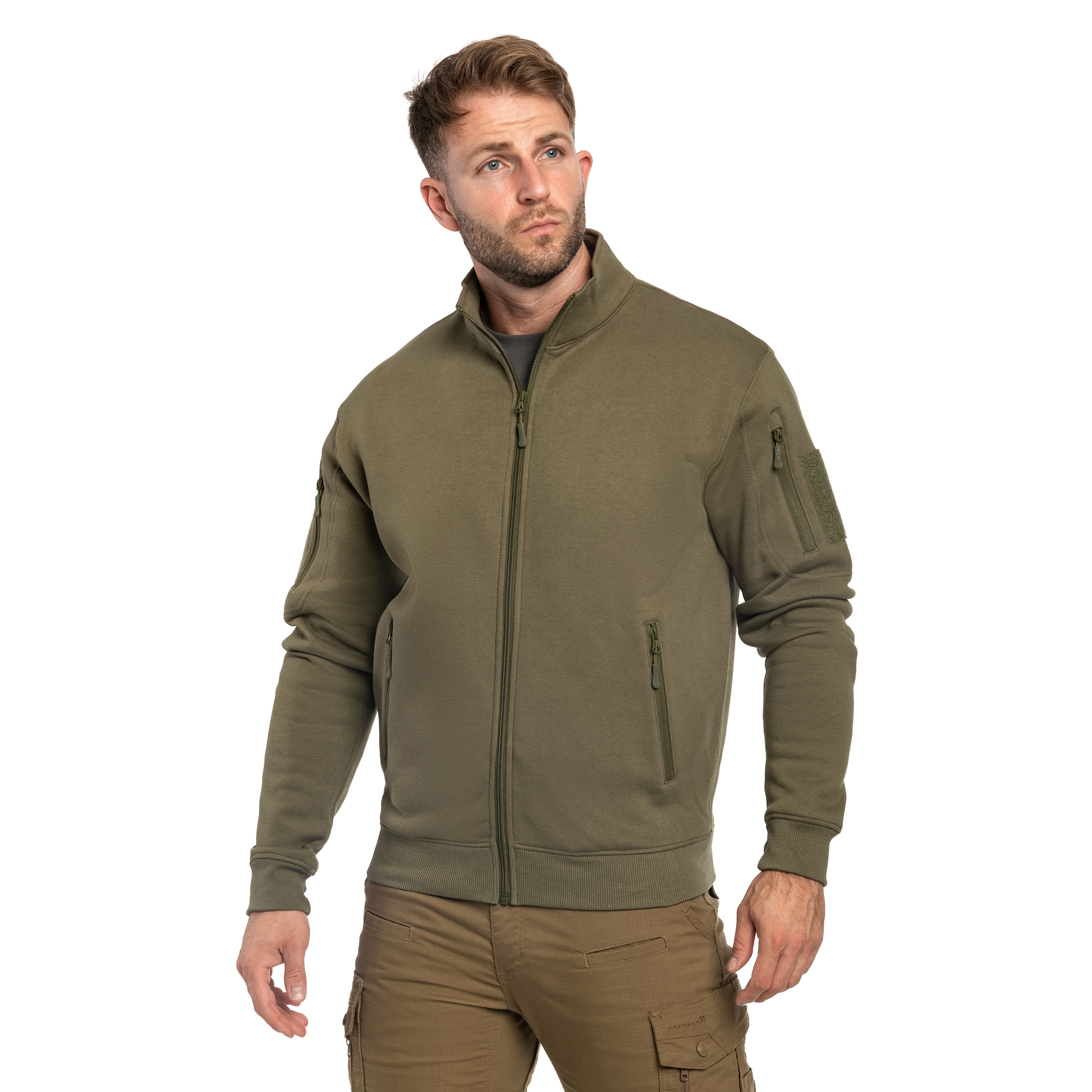 Bluza Mil-Tec Tactical Sweatjacket - Ranger Green