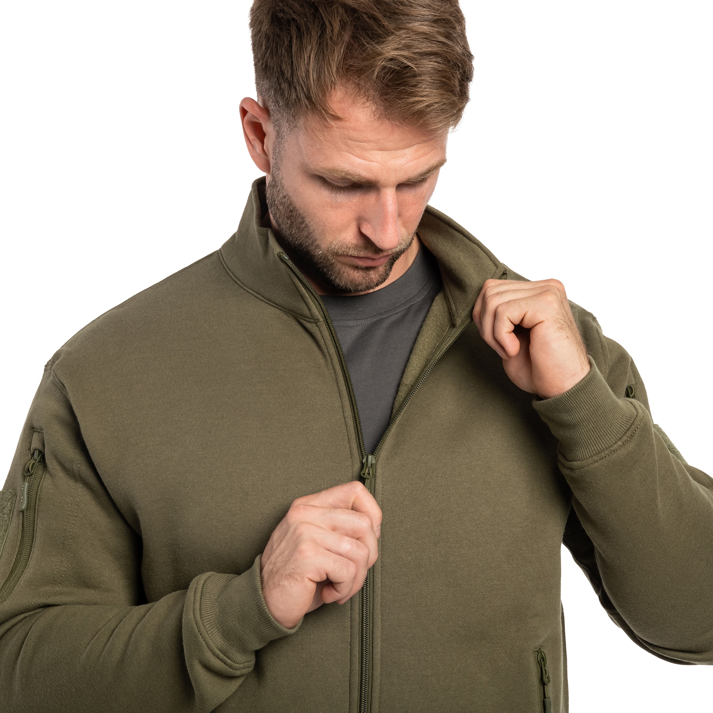 Bluza Mil-Tec Tactical Sweatjacket - Ranger Green
