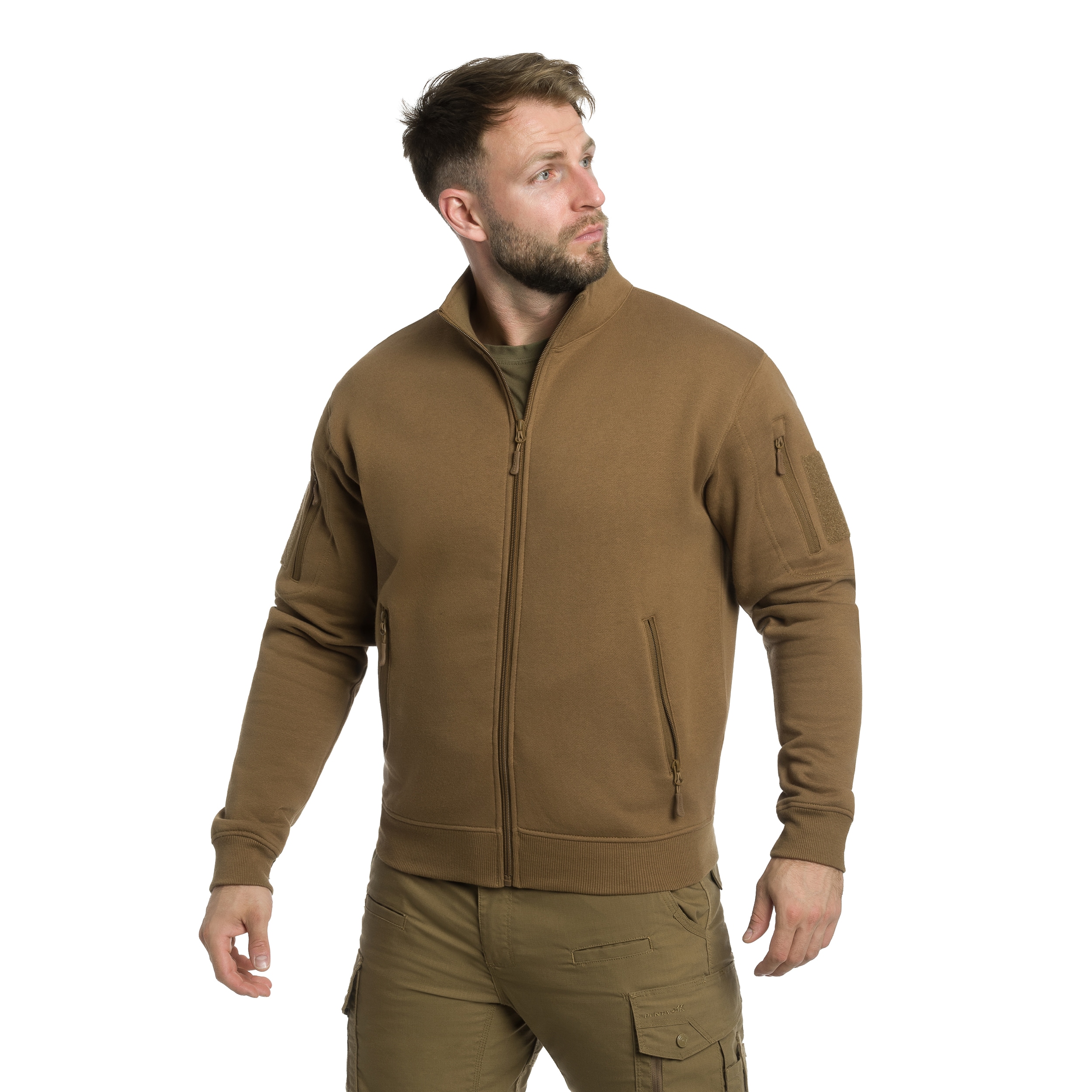 Кофта Mil-Tec Tactical Sweatjacket - Dark Coyote