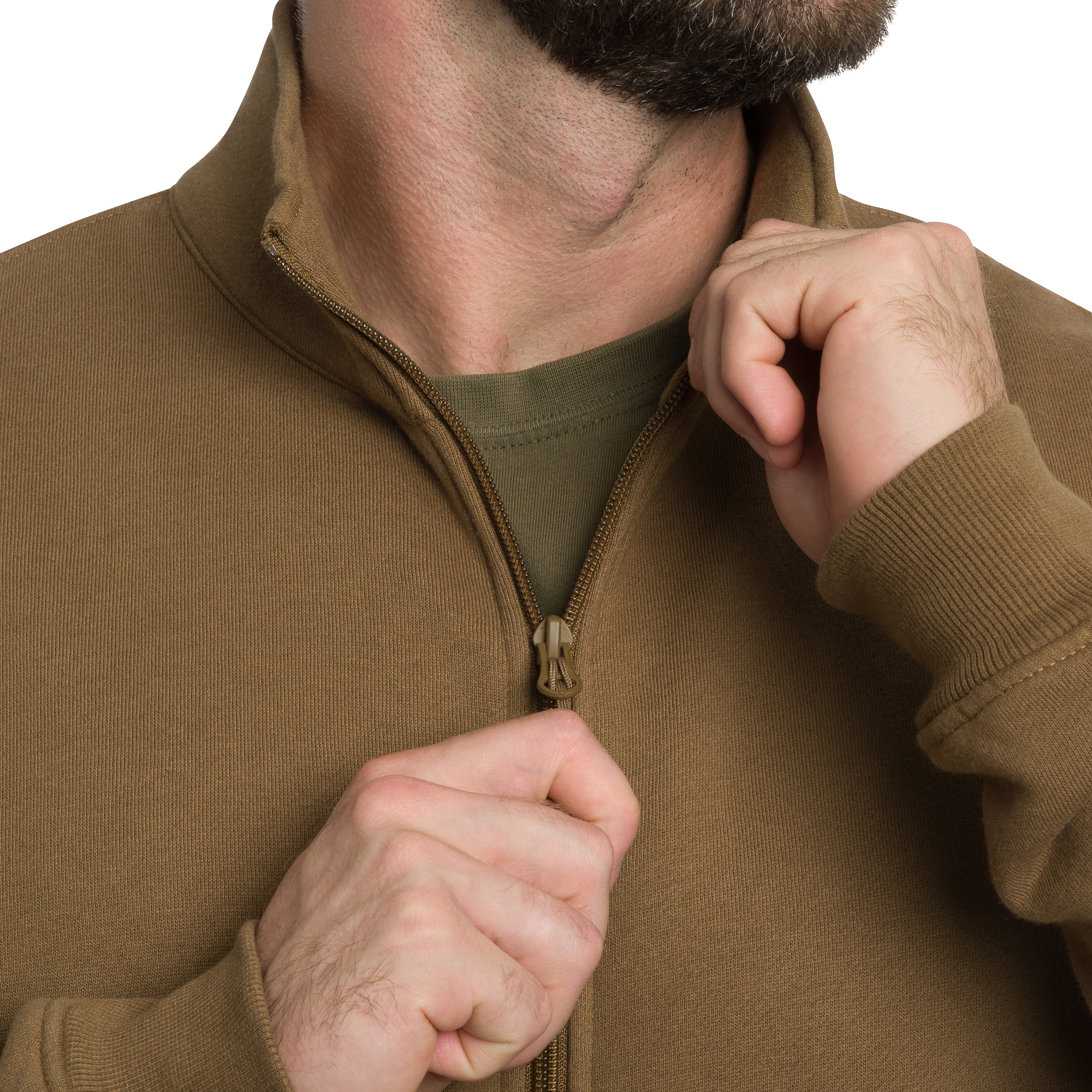 Кофта Mil-Tec Tactical Sweatjacket - Dark Coyote