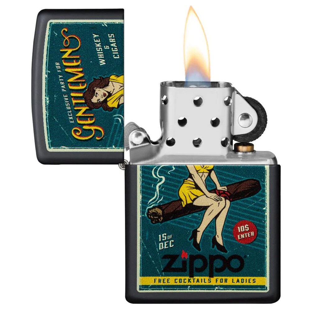 Бензинова запальничка Zippo Cigar Girl
