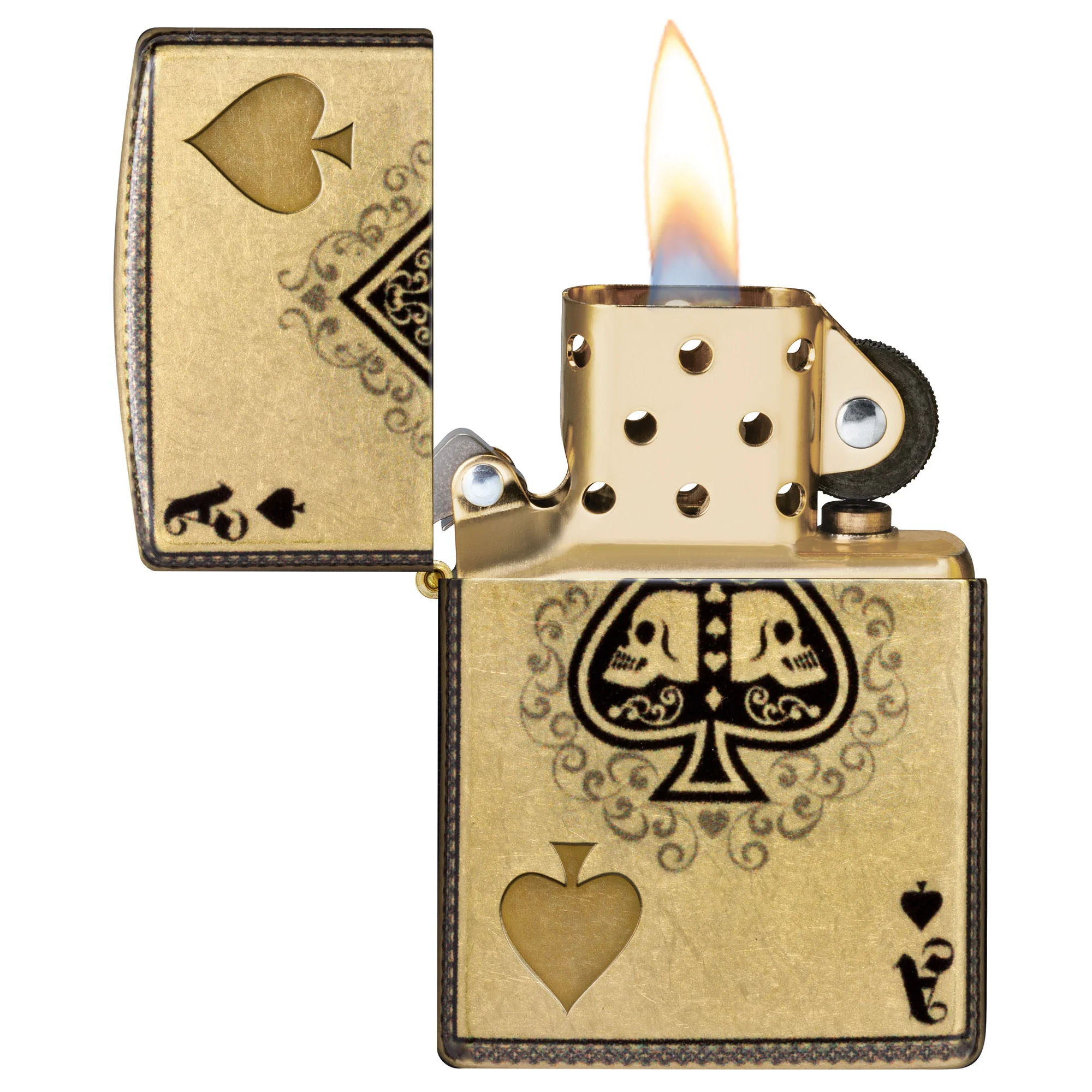 Zapalniczka benzynowa Zippo Ace of Skulls