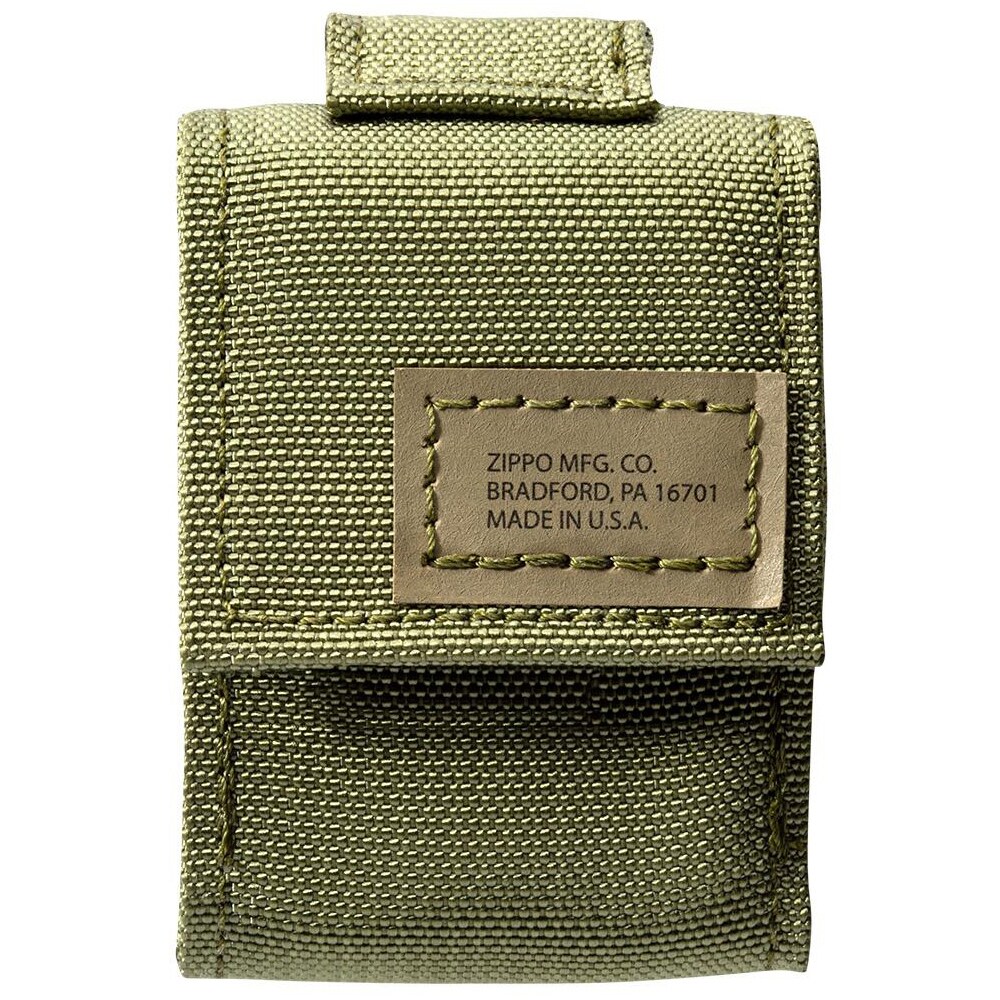 Zapalniczka benzynowa Zippo Crackle z pokrowcem - Green