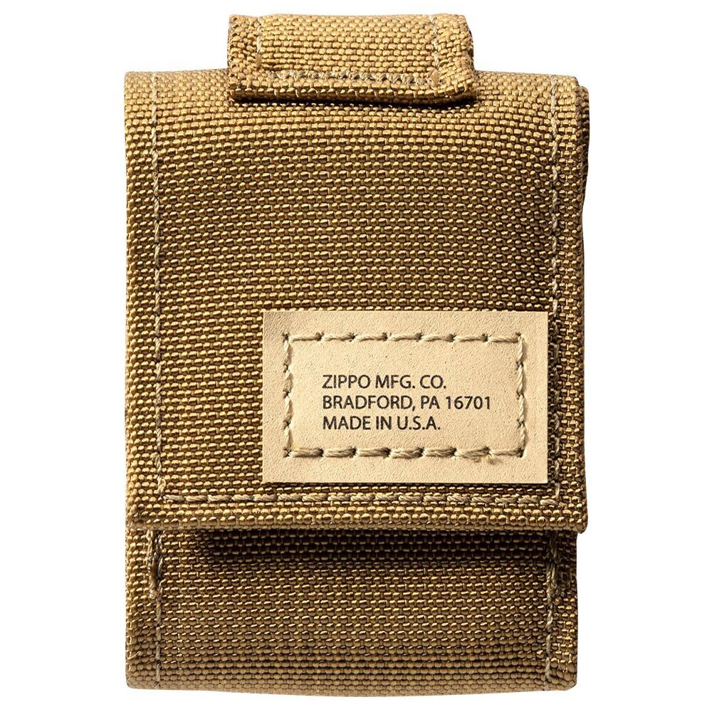 Zapalniczka benzynowa Zippo Crackle z pokrowcem - Coyote