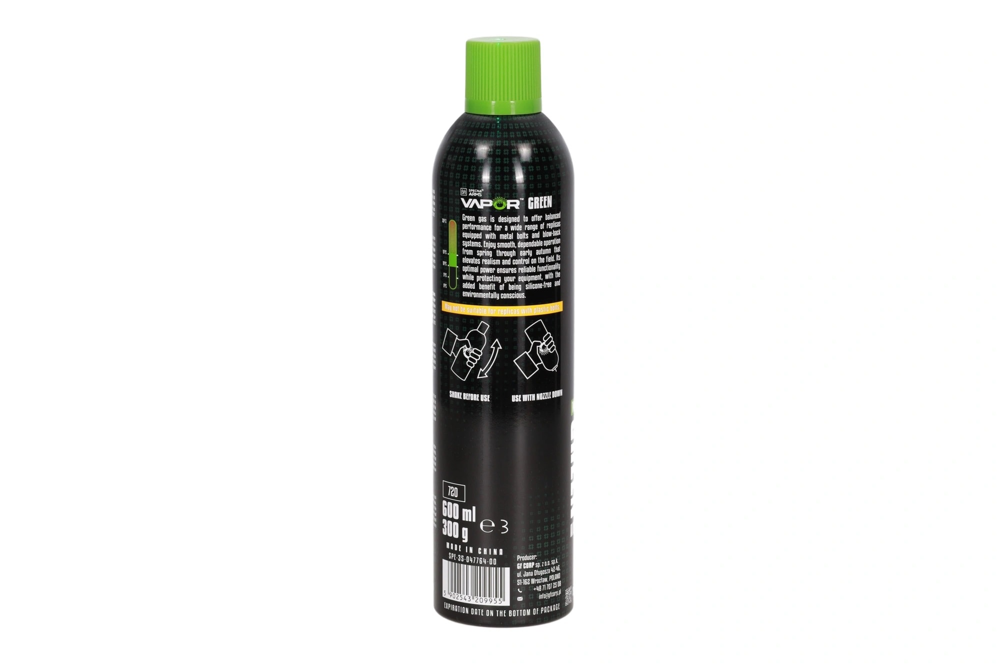 Green Gas Specna Arms Vapor Green 600 ml