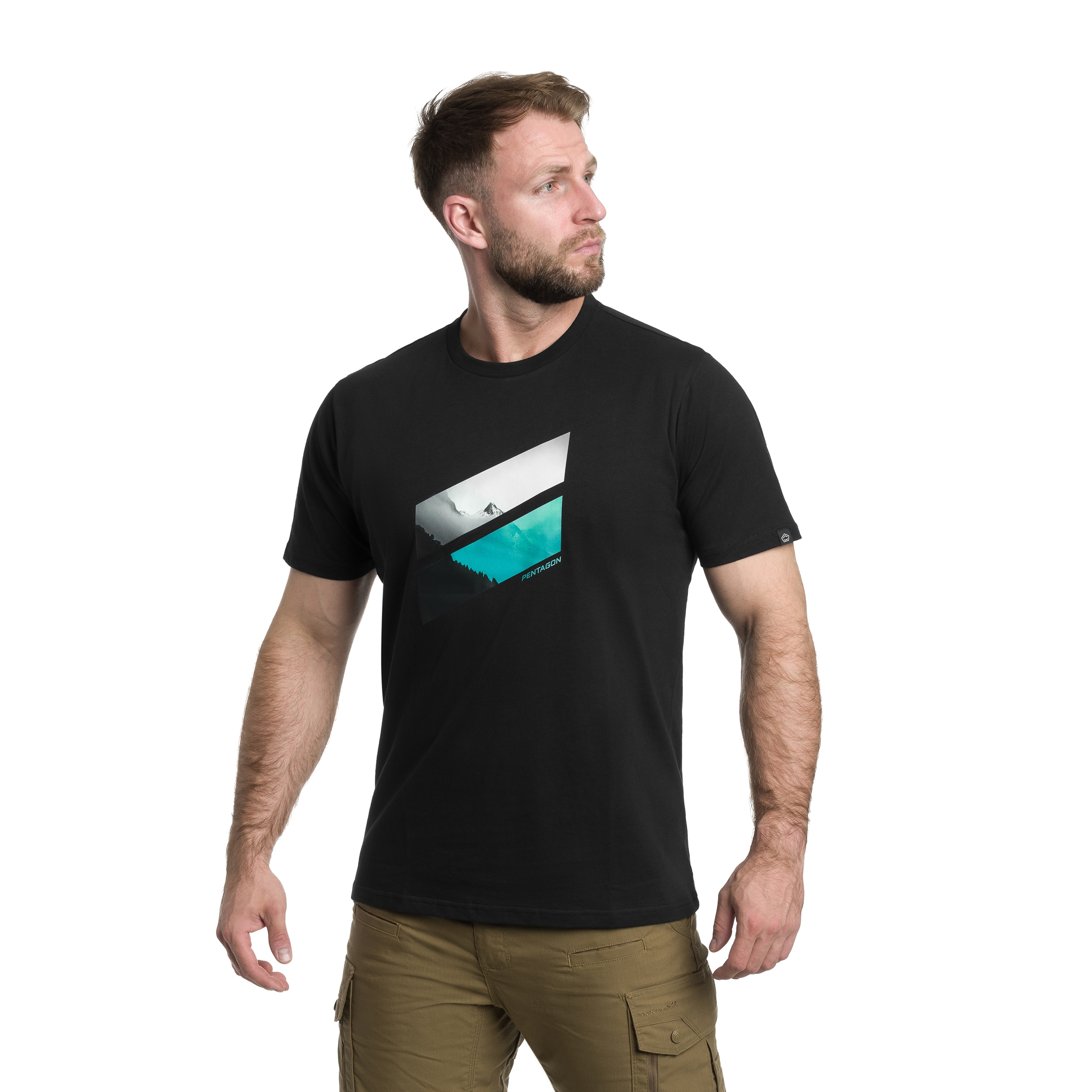Koszulka T-shirt Pentagon Prime Everest - Black