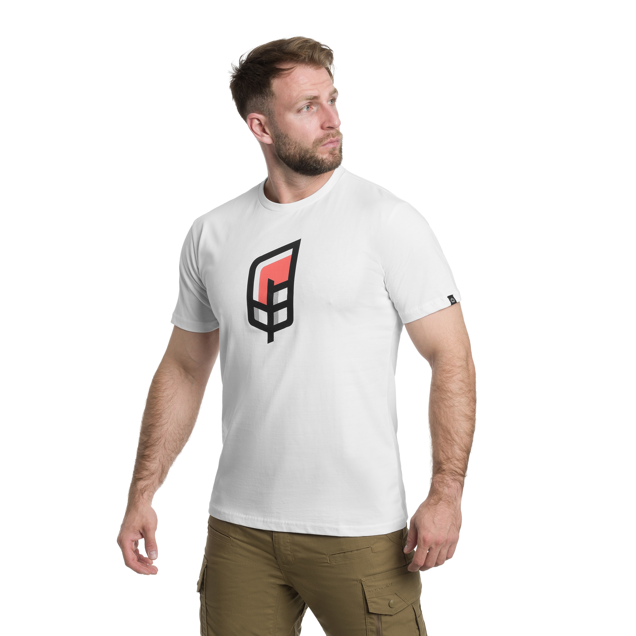 Koszulka T-shirt Pentagon Prime Hawk - White