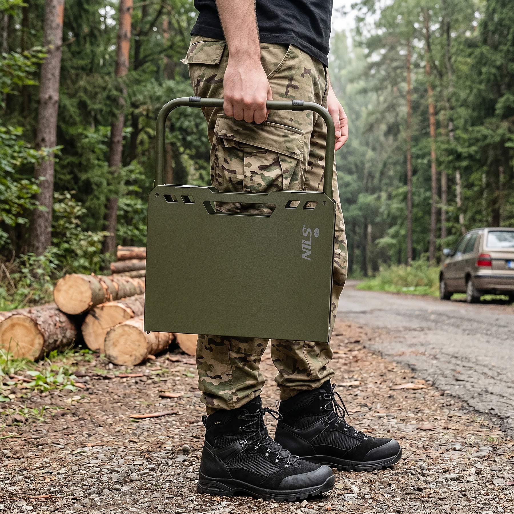 Stół składany Nils Camp Military - Olive