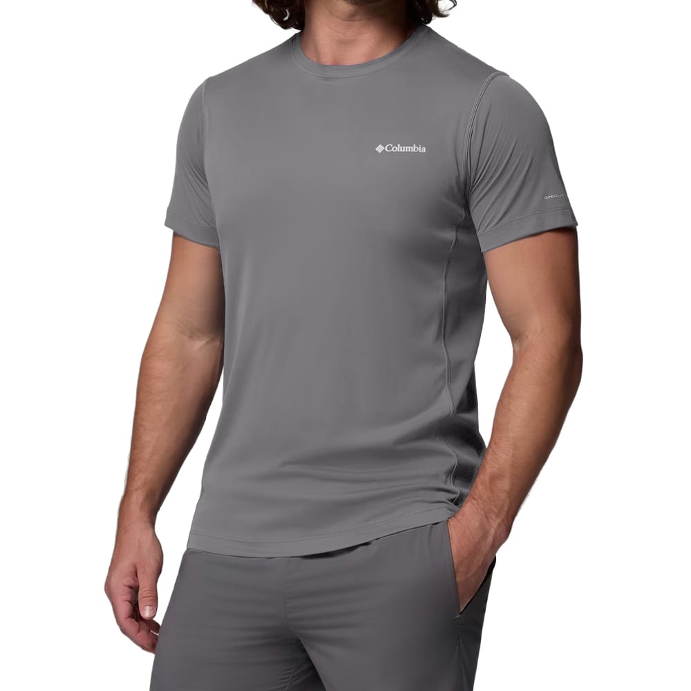 Columbia Zero Rules Light Technical Short Sleeve Thermal T-shirt - City Grey
