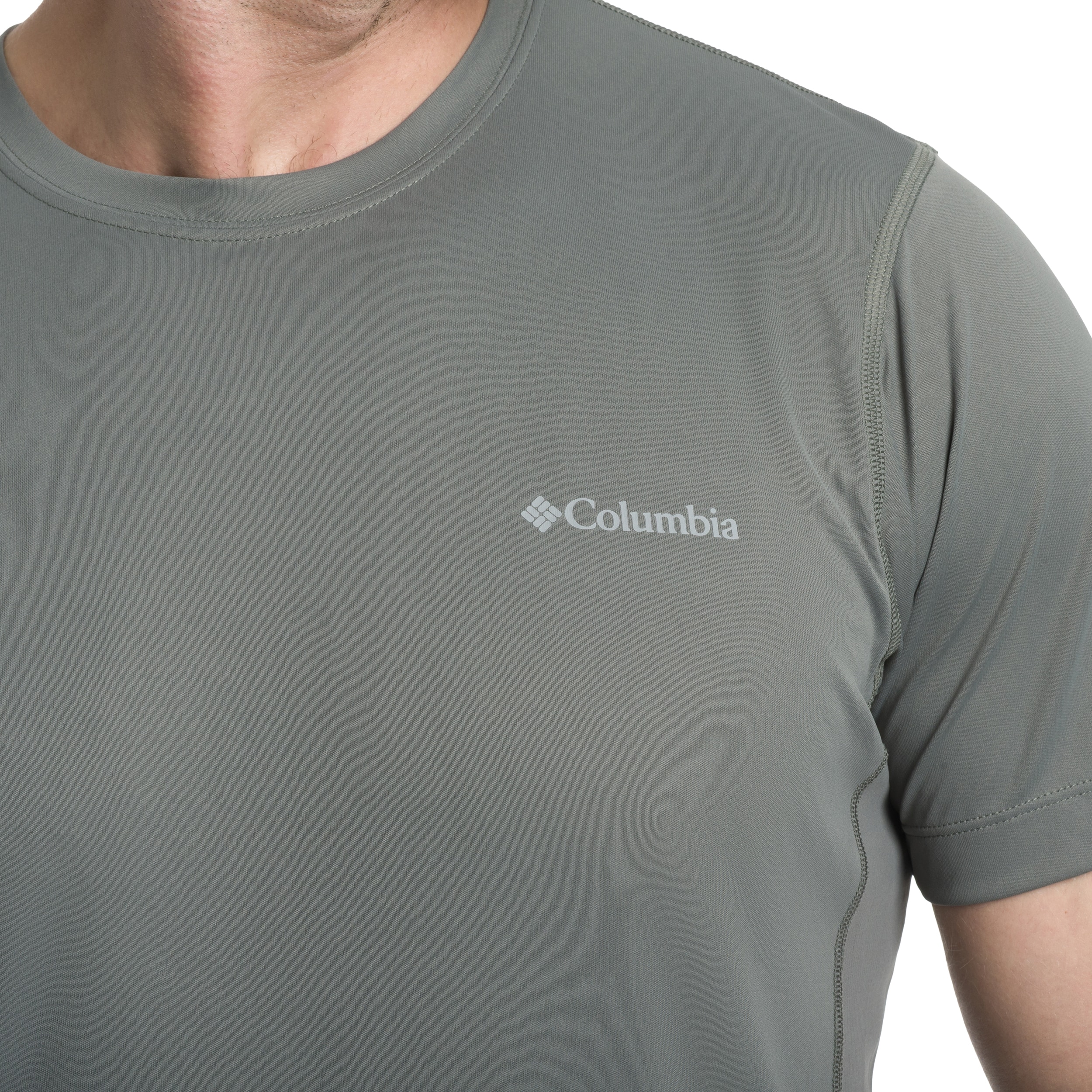 Koszulka termoaktywna Columbia Zero Rules Light Technical Short Sleeve - City Grey