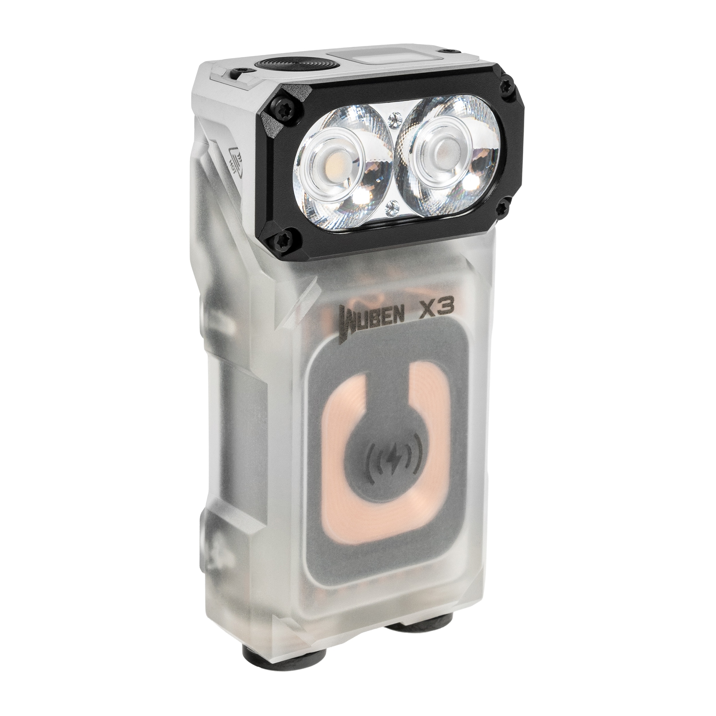 Latarka Wuben X3 Pro White + Aluminum Charging Box - 700 lumenów