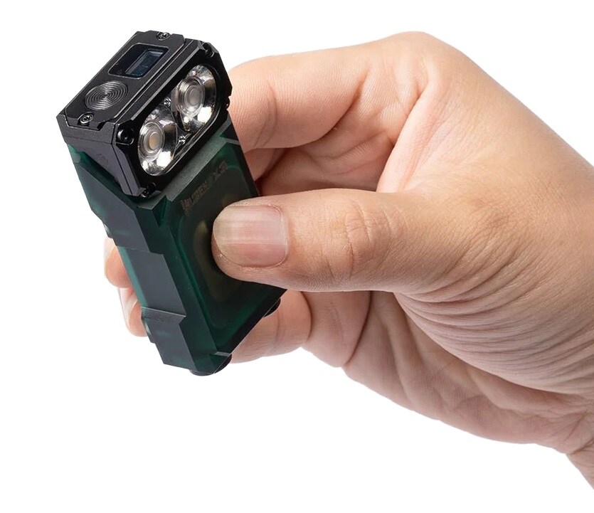 Latarka Wuben X3 Pro Green + Aluminum Charging Box - 700 lumenów