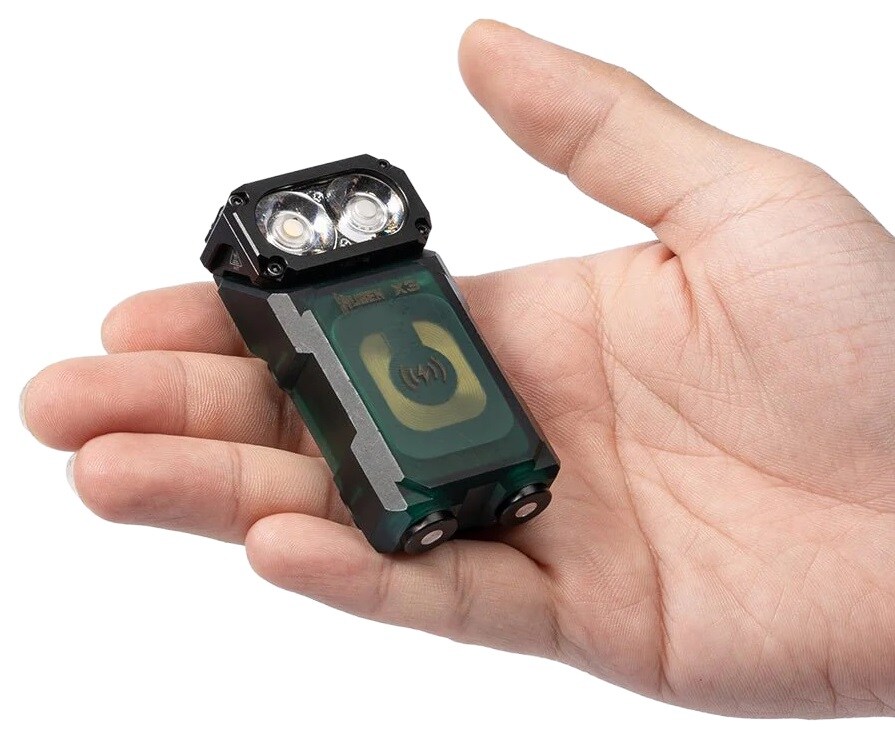 Latarka Wuben X3 Pro Green + Aluminum Charging Box - 700 lumenów