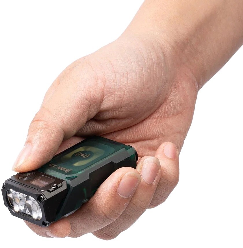 Latarka Wuben X3 Pro Green + Aluminum Charging Box - 700 lumenów