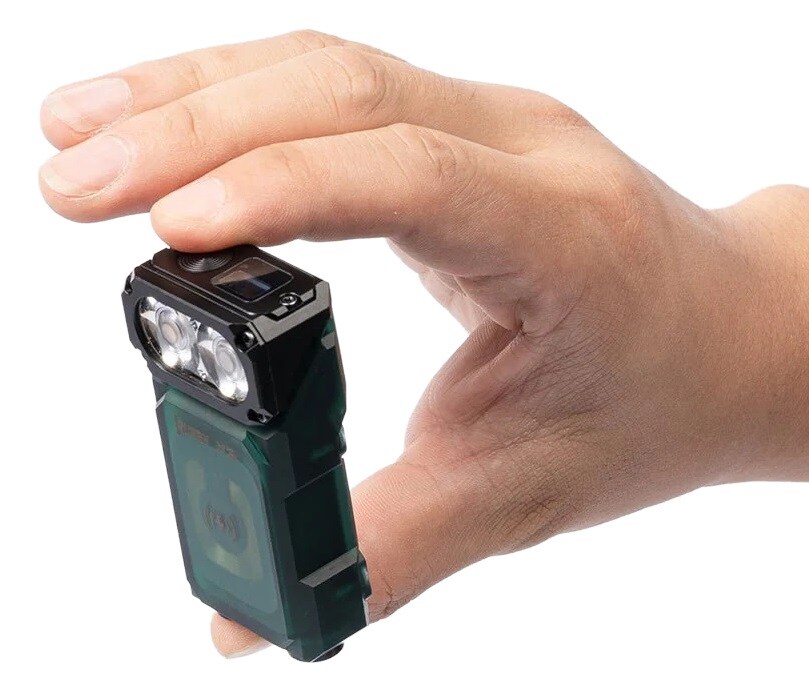 Latarka Wuben X3 Pro Green + Aluminum Charging Box - 700 lumenów