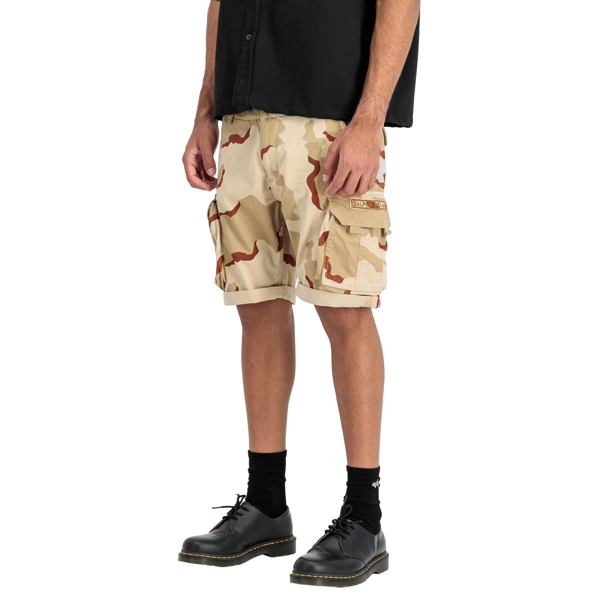 Szorty Alpha Industries Crew Short - Desert Camo 91