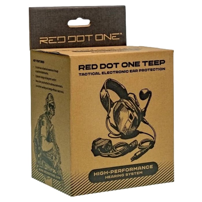 Ochronniki słuchu aktywne Red Dot One TEEP LINK Light Bluetooth - Green