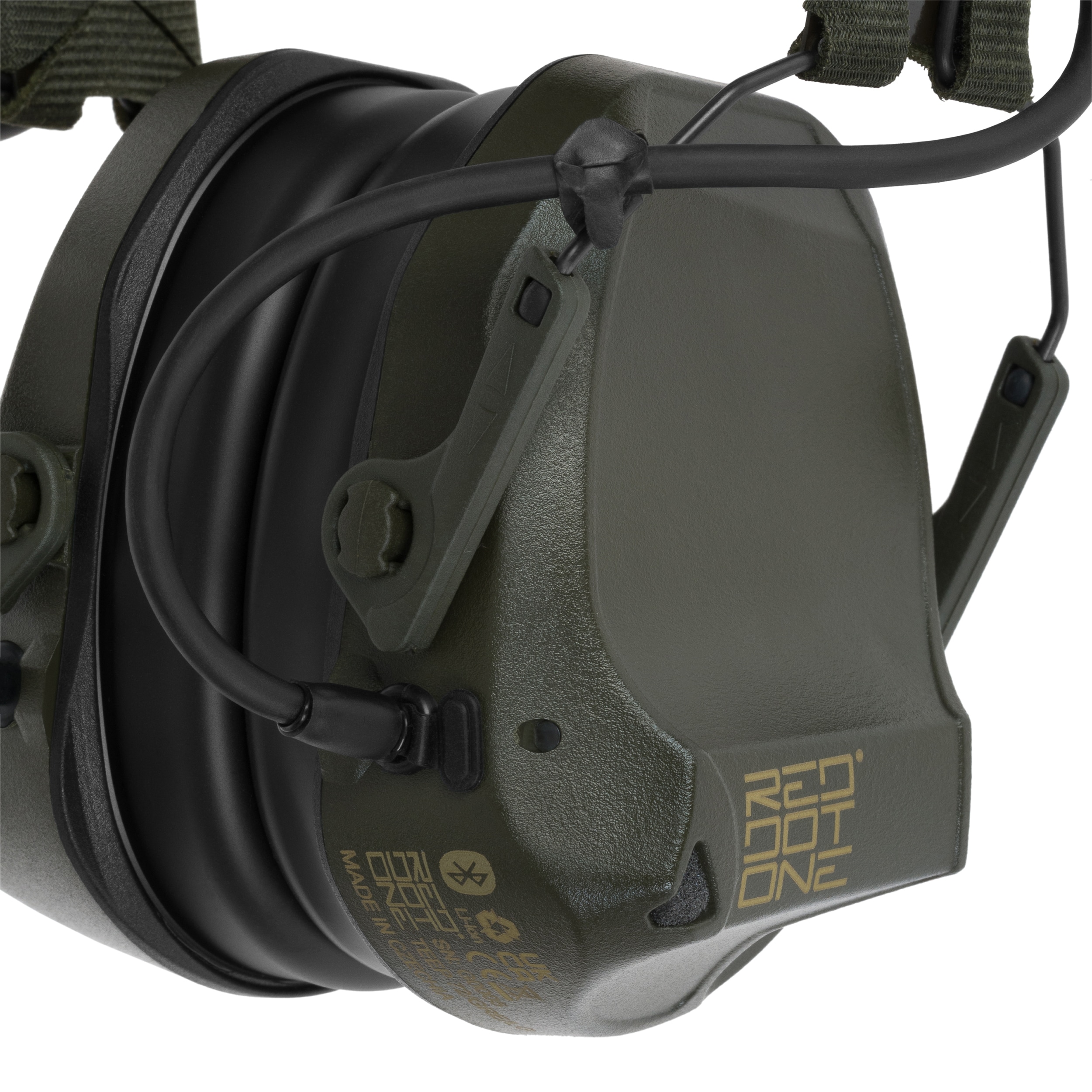 Ochronniki słuchu aktywne Red Dot One TEEP LINK Light Bluetooth - Green