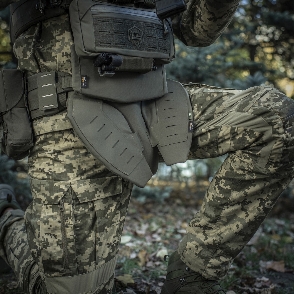 Ochraniacz krocza M-Tac Groin Protection Gen. II na wkłady balistyczne - Ranger Green