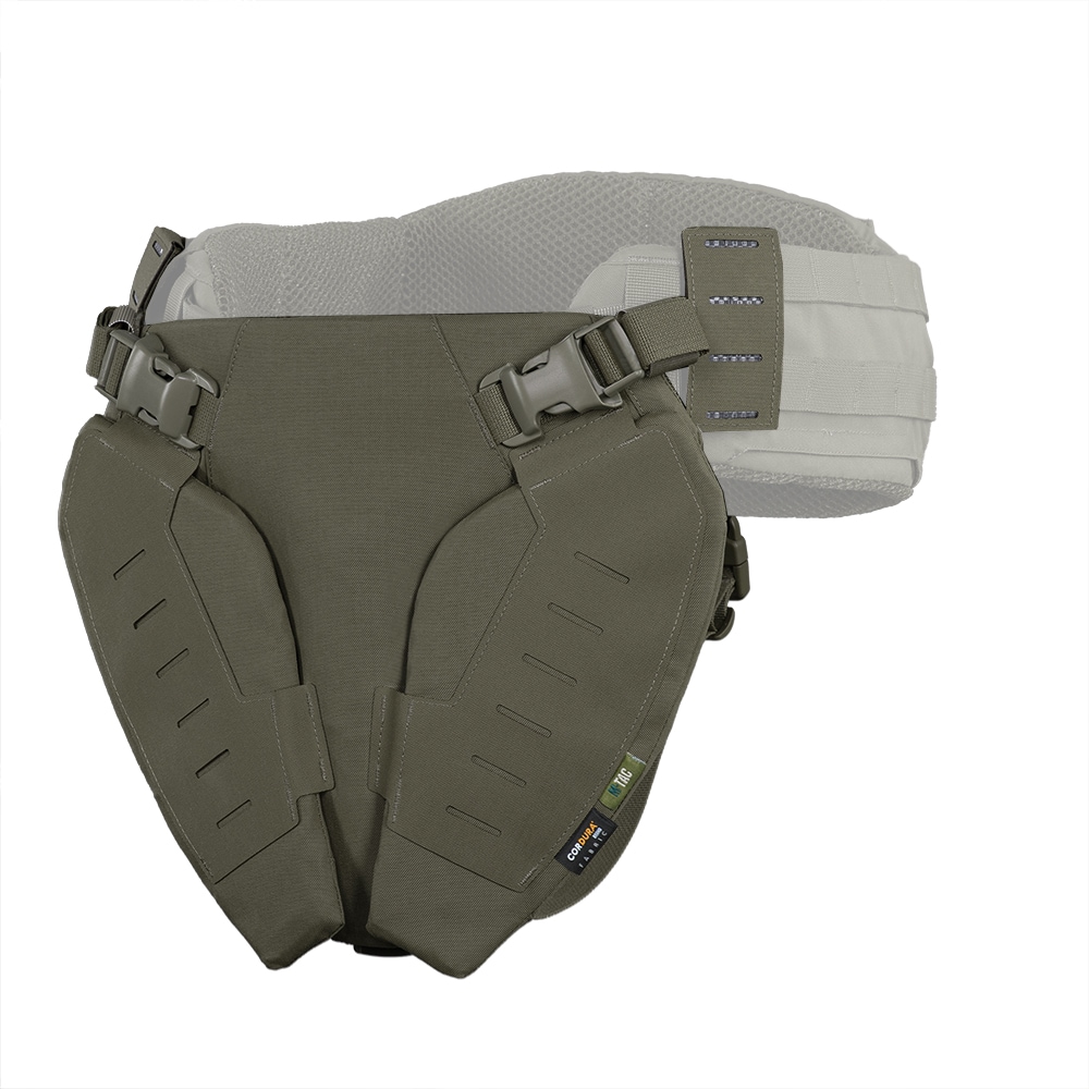 Ochraniacz krocza M-Tac Groin Protection Gen. II na wkłady balistyczne - Ranger Green