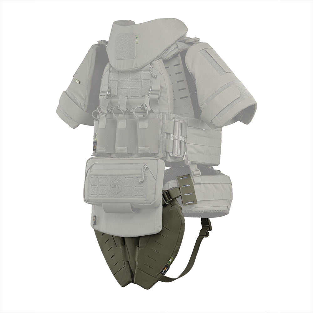 Ochraniacz krocza M-Tac Groin Protection Gen. II na wkłady balistyczne - Ranger Green
