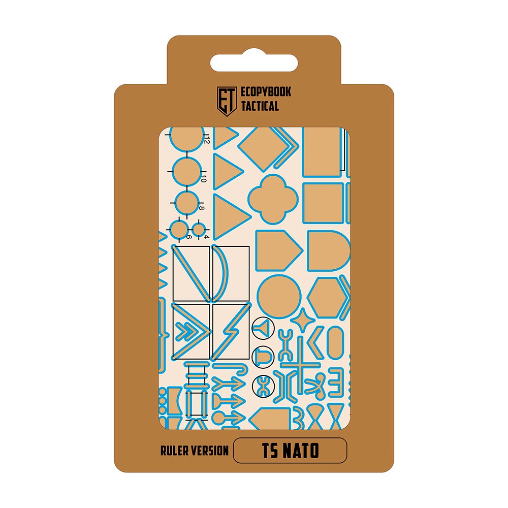 Linijka M-Tac Ecopybook Tactical ruler TS NATO - Blue