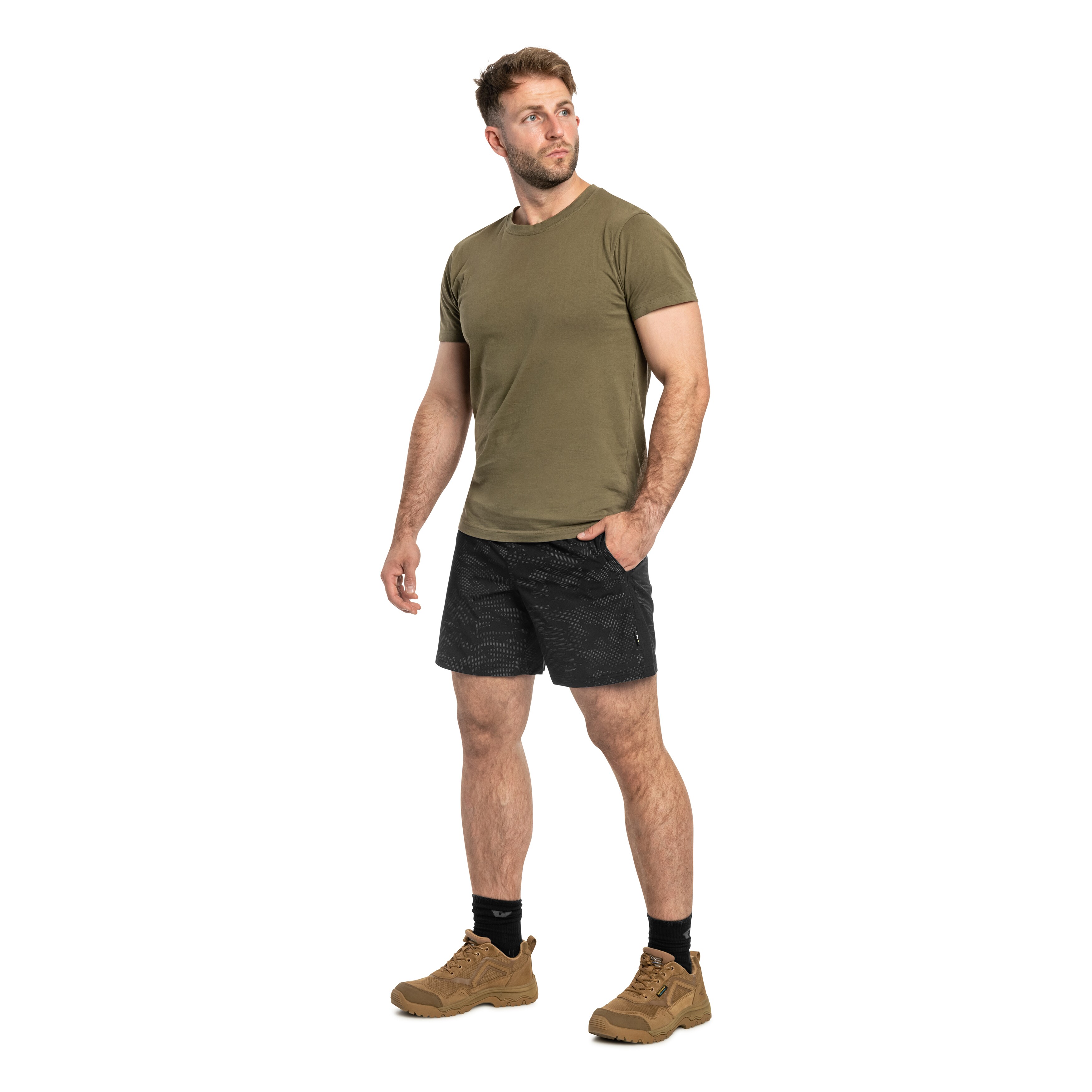Szorty M-Tac Training - Black Reflective Camo