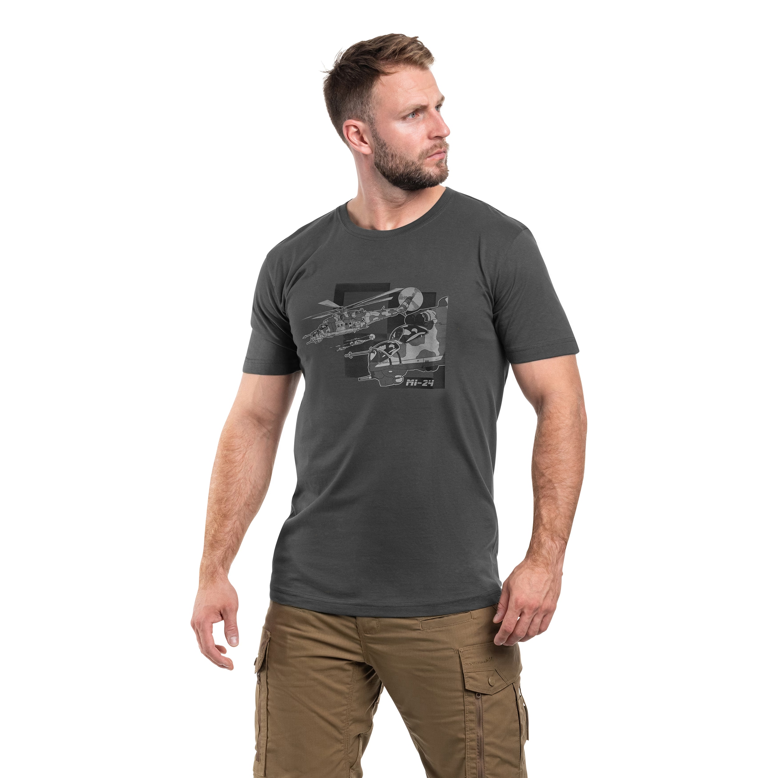 Koszulka T-Shirt MI-24 - Grey