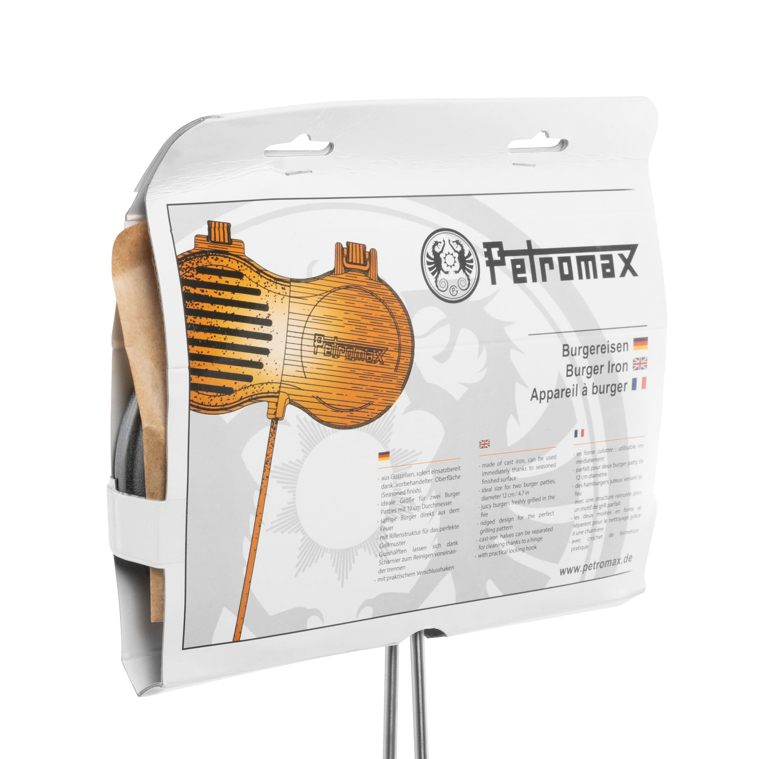 Forma żeliwna Petromax Burger Maker - Black