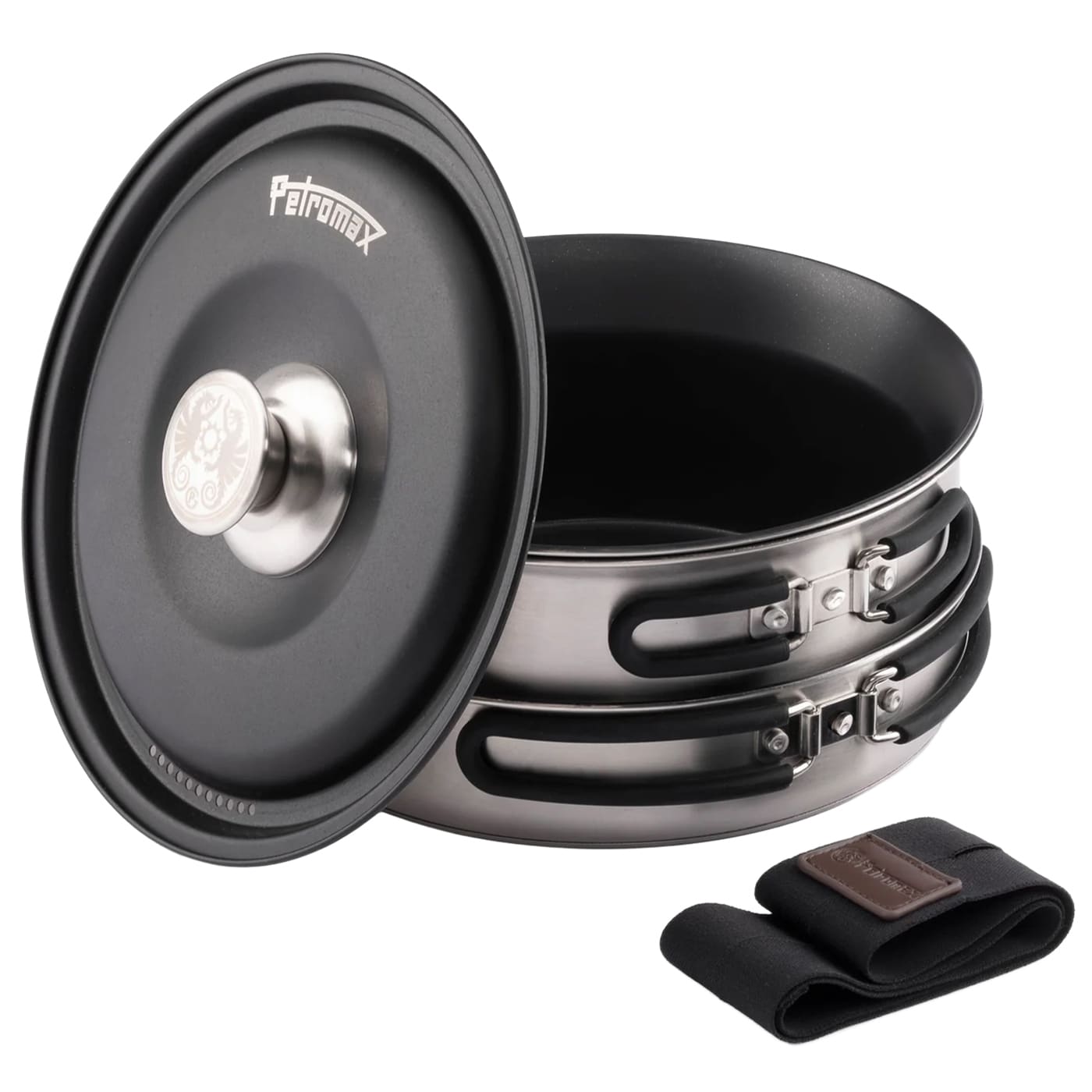 Набір туристичного посуду Petromax Dimego Cookware - Black
