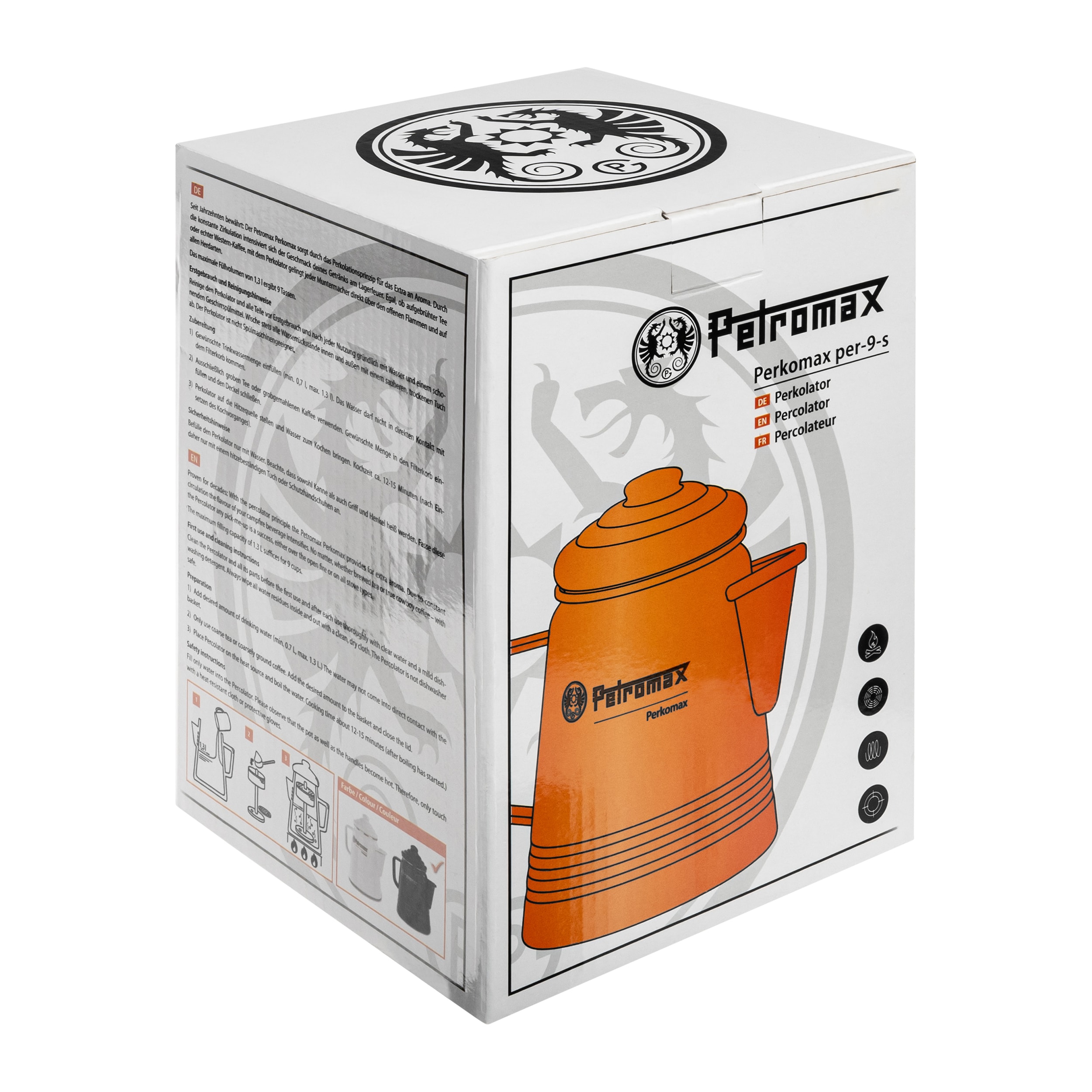 Petromax Percolator Kettle 1.3 l - Black