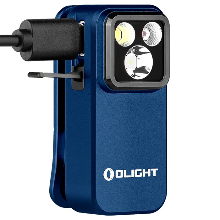 Latarka akumulatorowa Olight Oclip Pro Midnight Blue - 500 lumenów