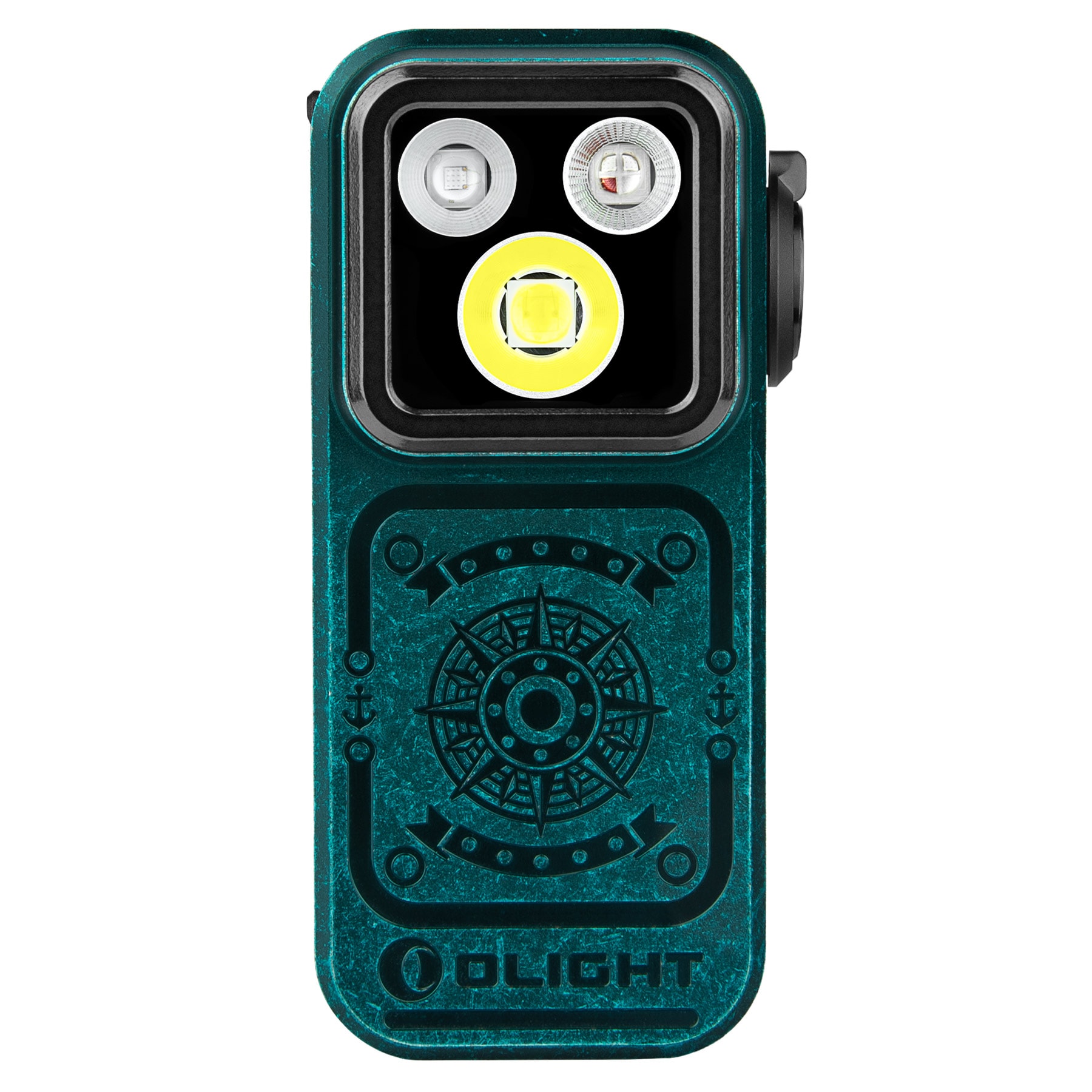 Latarka akumulatorowa Olight Oclip Pro S Sunken Artifact - 600 lumenów
