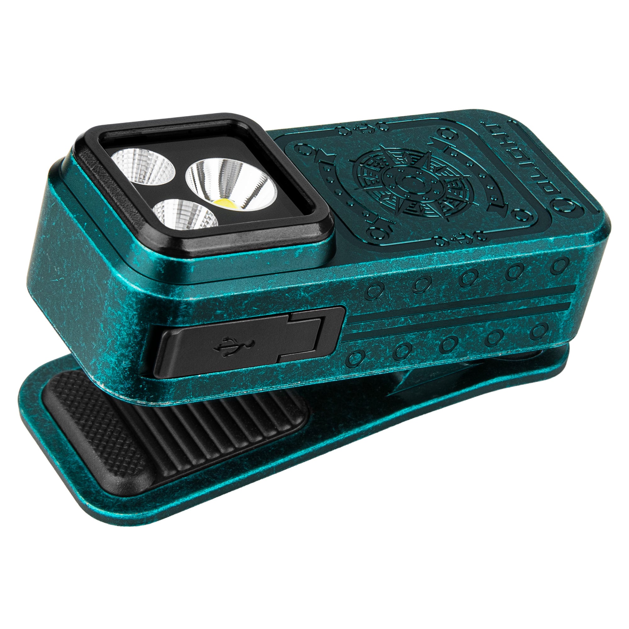 Latarka akumulatorowa Olight Oclip Pro S Sunken Artifact - 600 lumenów