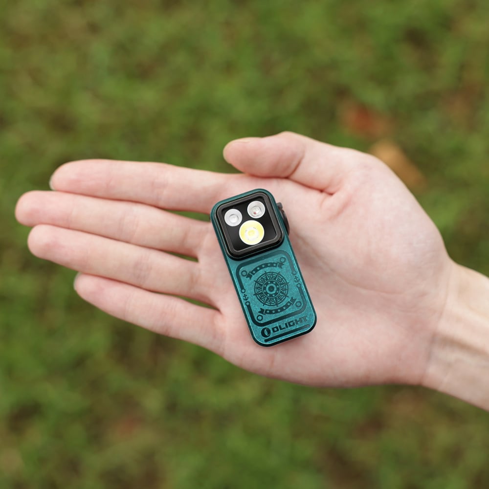 Latarka akumulatorowa Olight Oclip Pro S Sunken Artifact - 600 lumenów