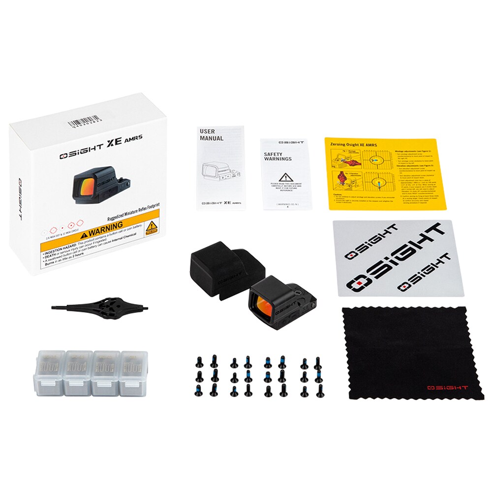 Kolimator Olight Osight XE AMRS 2/6 MOA Red Dot & 32 MOA Circle - Black