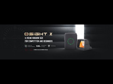Kolimator Olight Osight XE AMRS 2/6 MOA Red Dot & 32 MOA Circle - Black